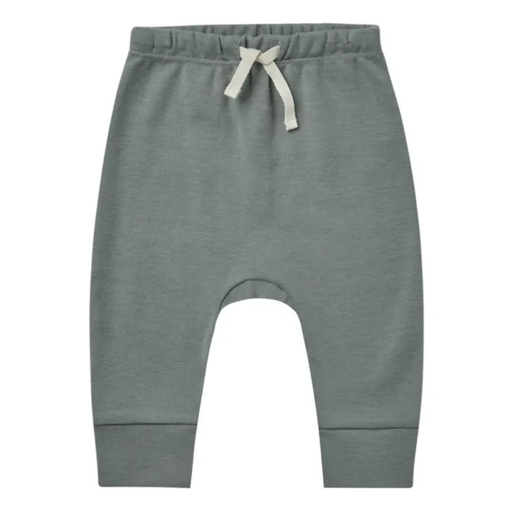 Organic Cotton Harem Pants | Dark grey- Product image n°0