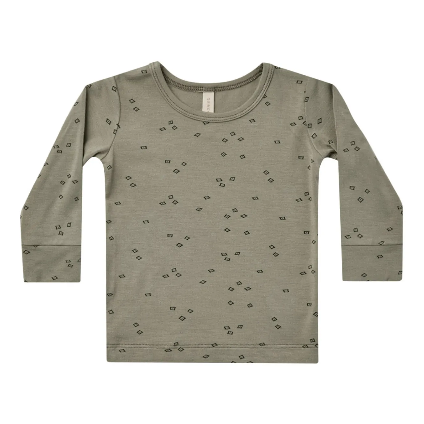 Quincy Mae Grey Bamboo Long Sleeve T-Shirt