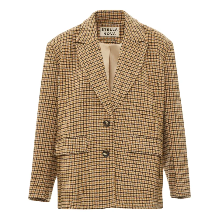 Stella Nova - Louanna Checked Jacket - Camel | Smallable