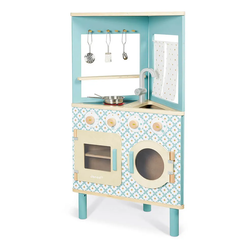Janod Multicoloured Trio Toy Kitchen