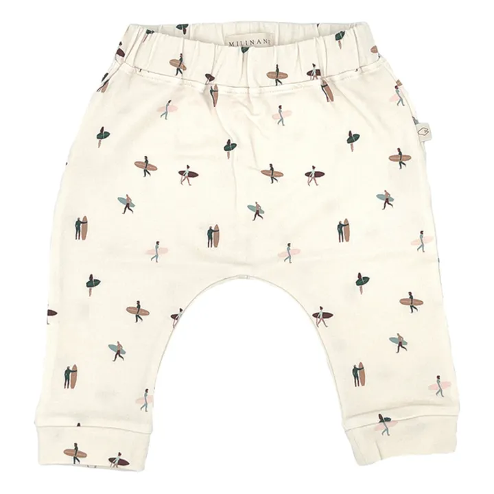 Clyde Organic Cotton Jogger | Ecru- Product image n°0