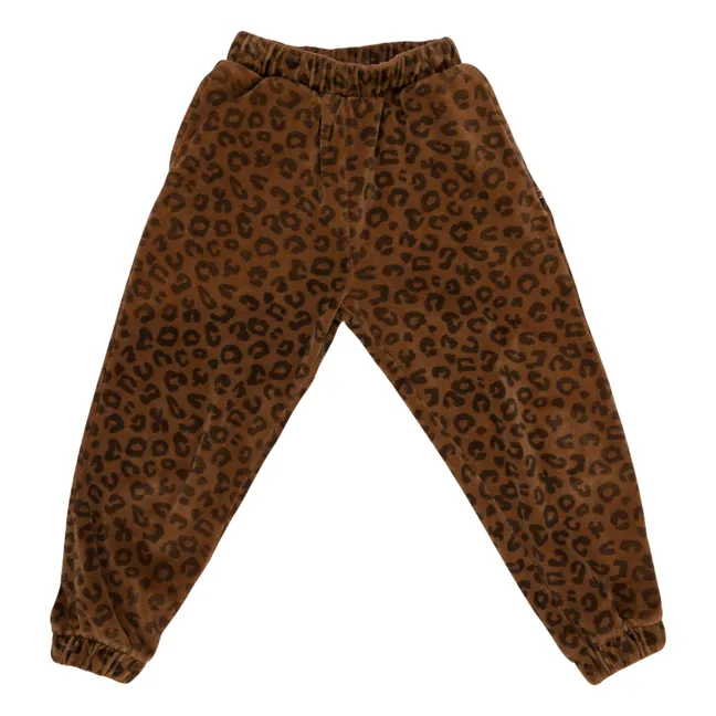 Leopard Joggers | Brown