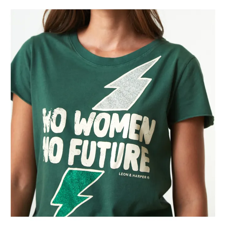 Camiseta de algodón ecológico Toro No | Verde- Imagen del producto n°4