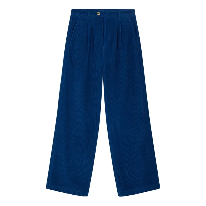 Pitchou Corduroy Trousers | Blue- Product image n°0