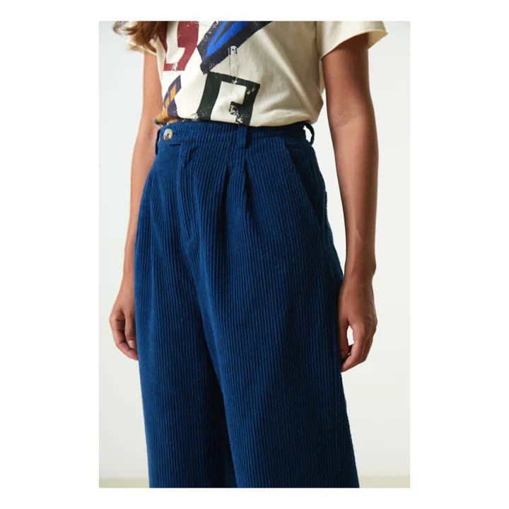 Pitchou Corduroy Trousers | Blue- Product image n°3