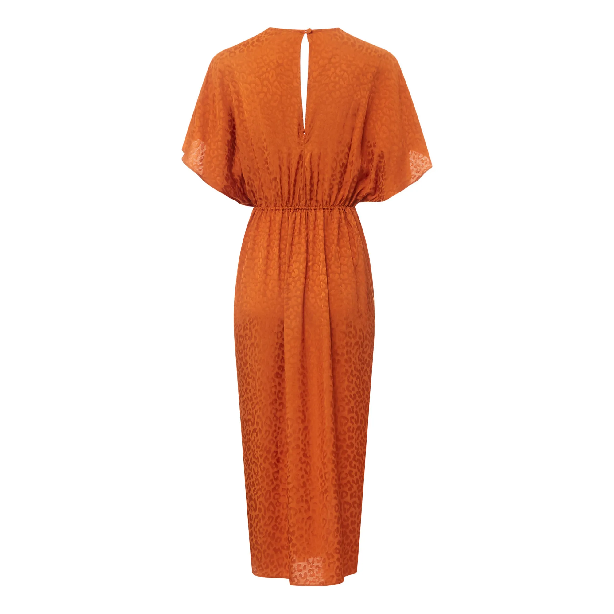 asos orange kimono dress ASOS DESIGN midi kimono dress with starburst beading