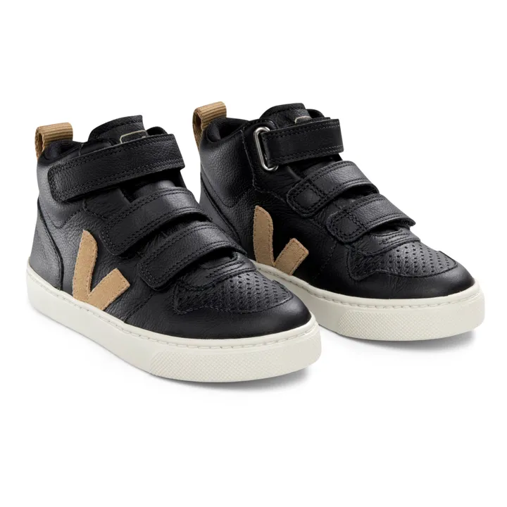 Baskets Cuir V-10 Mid | Noir- Image produit n°1