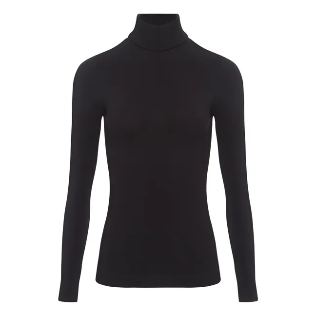 Sous-pull Alisier Cachemire | Noir