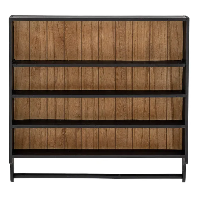 Estantería de madera Loup | Negro