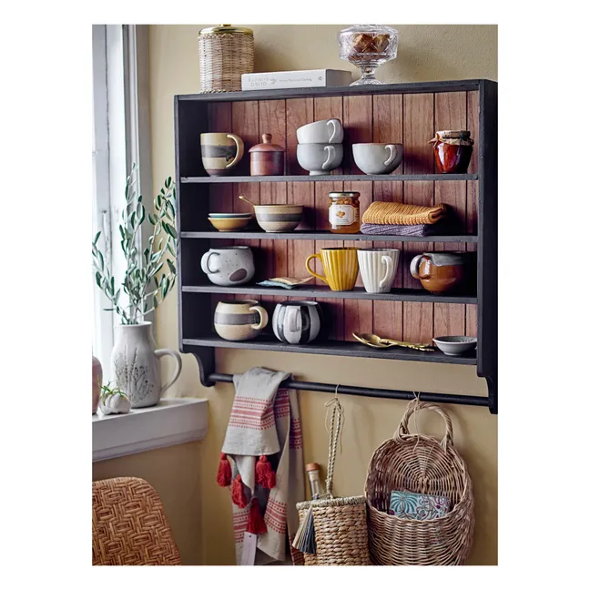 Estantería de madera Loup | Negro