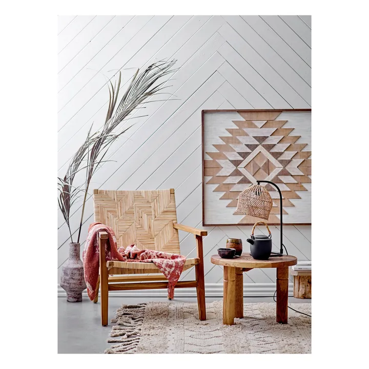 Fauteuil Mills en rotin | Brun- Image produit n°1