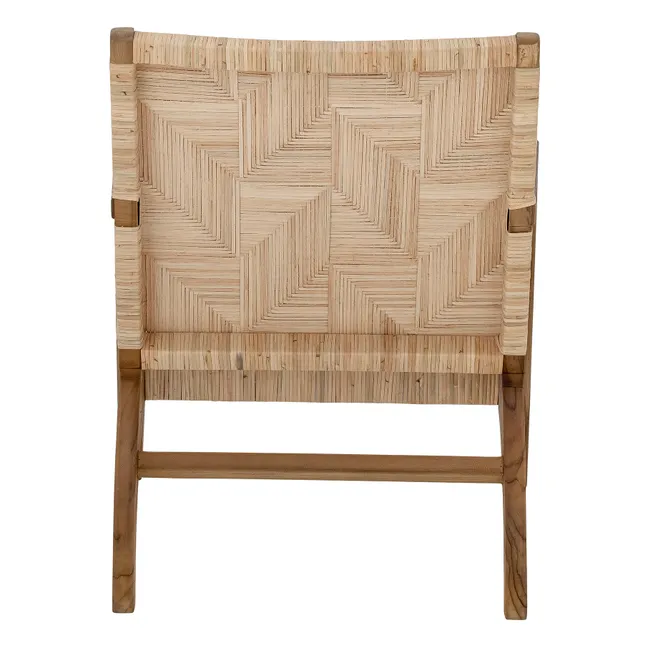 Fauteuil Mills en rotin | Brun