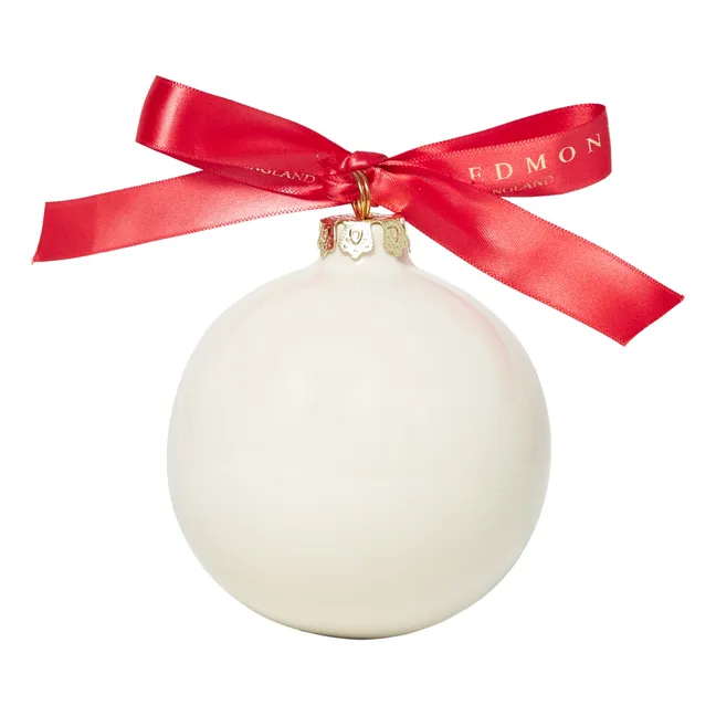 Boule de noël en porcelaine 2022