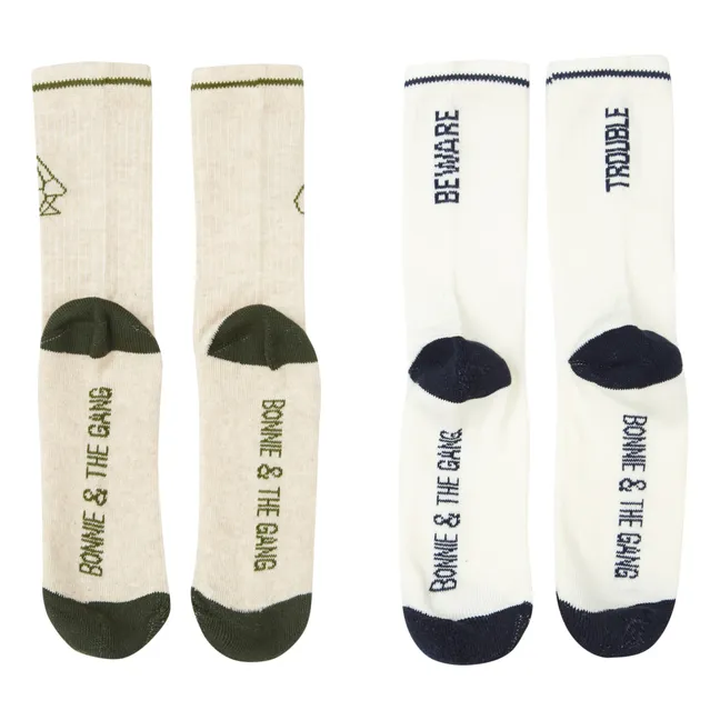 Chaussettes Ugo | Vert kaki