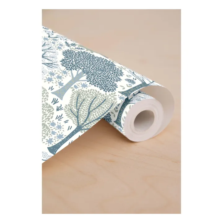 Rollo de papel pintado Gaspard | Verde- Imagen del producto n°2