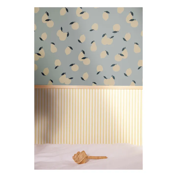 Léopold Wallpaper Roll | Blue- Product image n°3