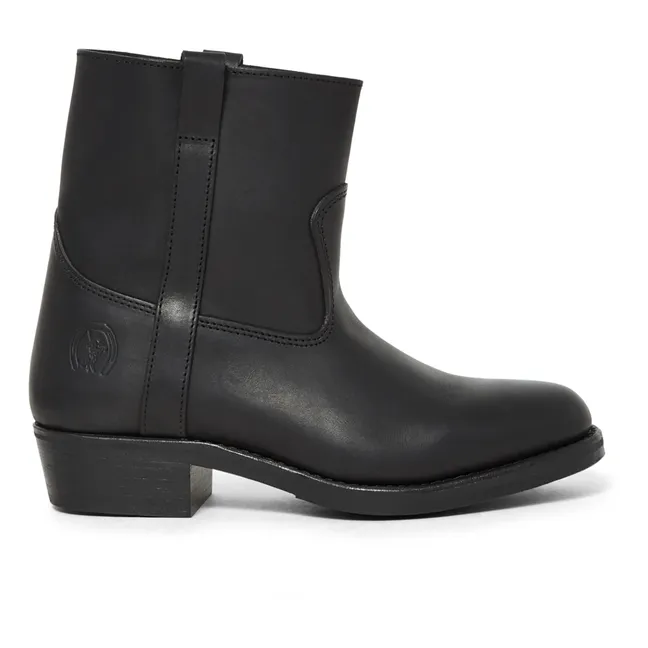 Tiers Gardian Oiled Leather Boots | Black