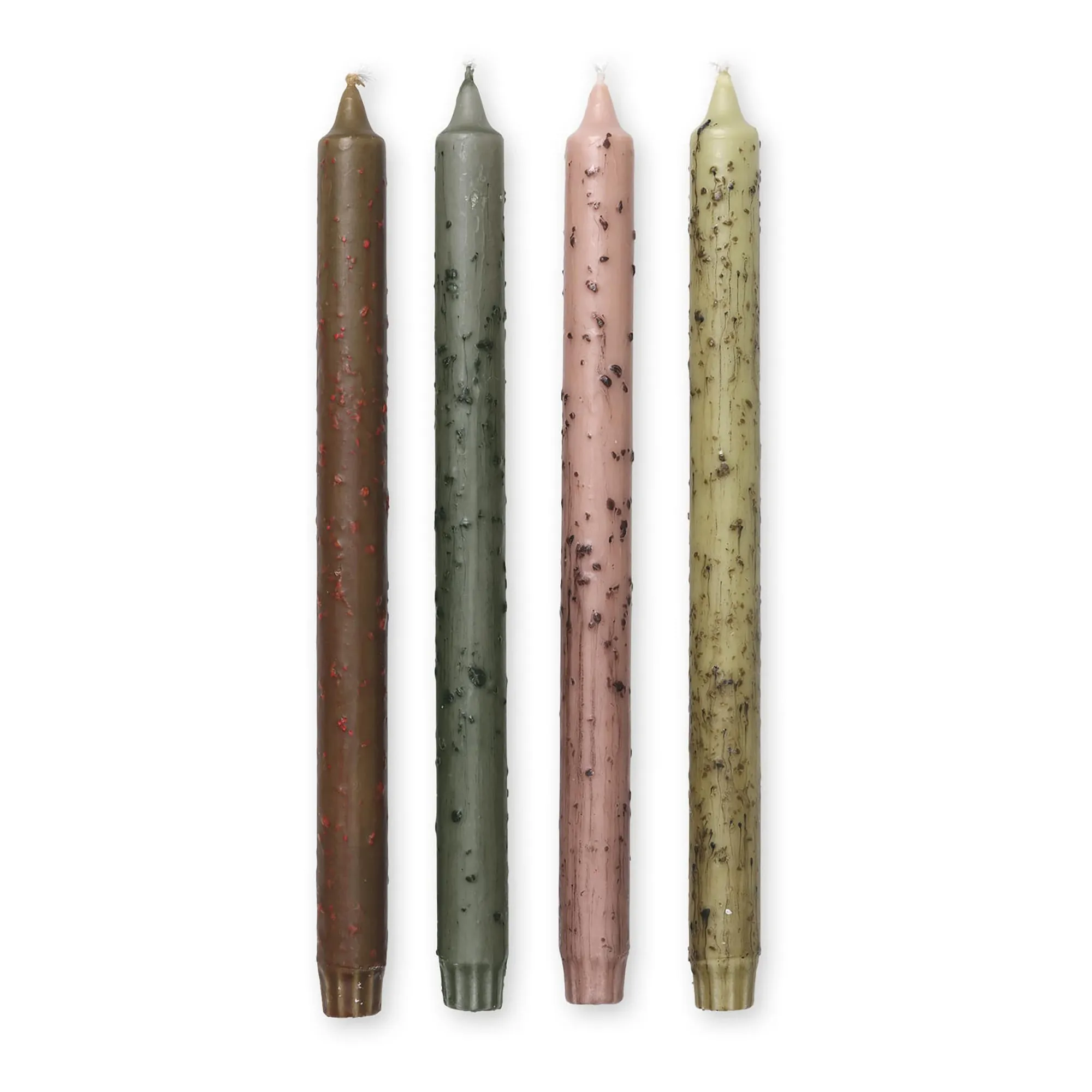 Ferm Living Multicoloured Mura Candles - Set Of 4