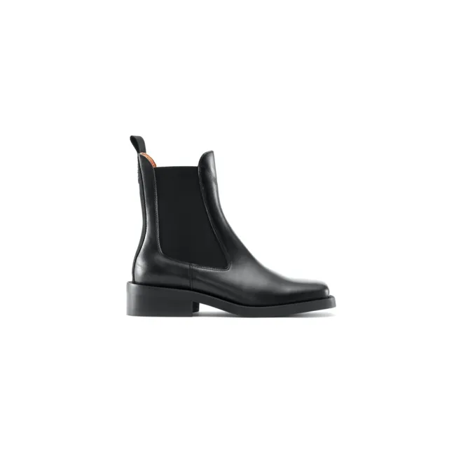 Leather Chelsea Boots | Black