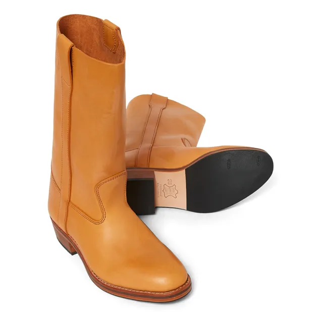 Gardian Oiled Leather Boots | Natural