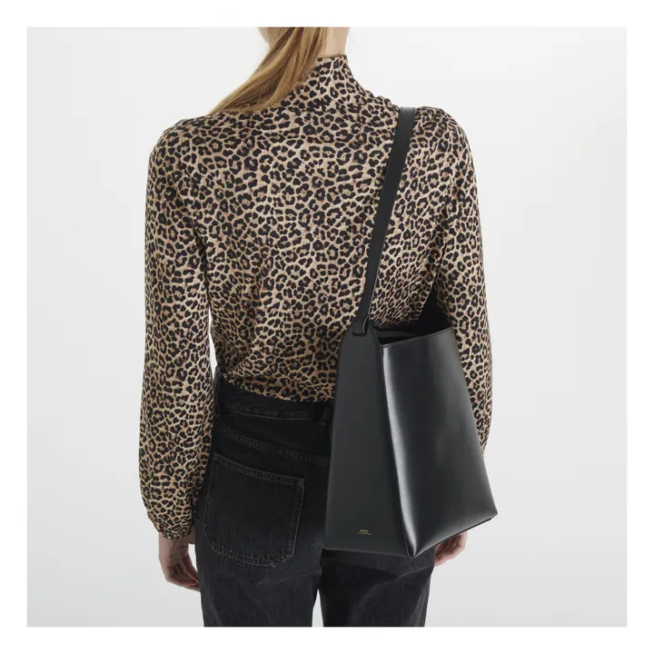 Virginie Smooth Leather Bag | Black- Product image n°2
