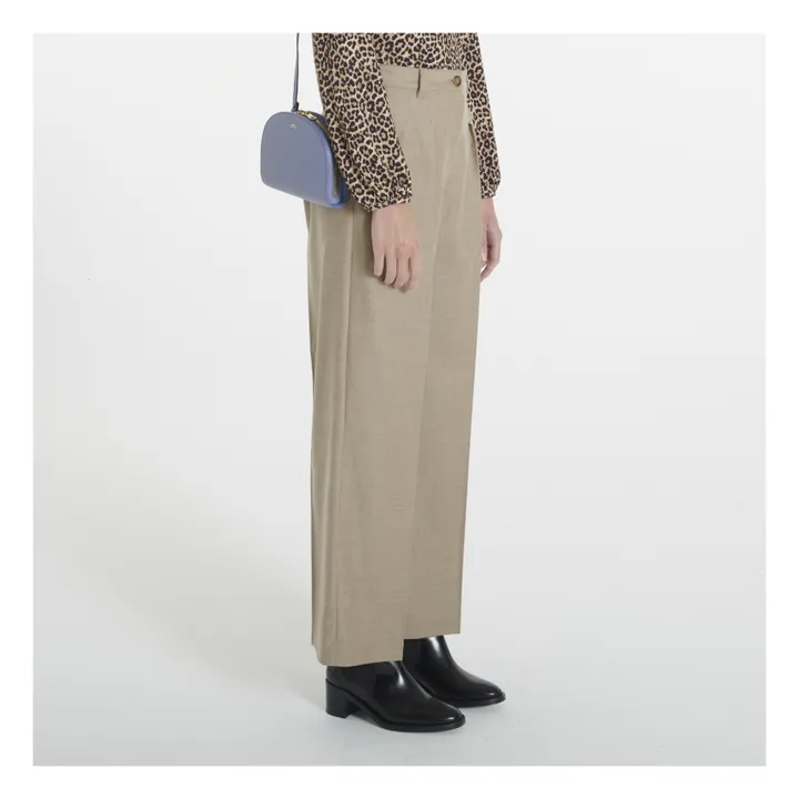 Tressie Woollen Trousers | Beige- Product image n°2