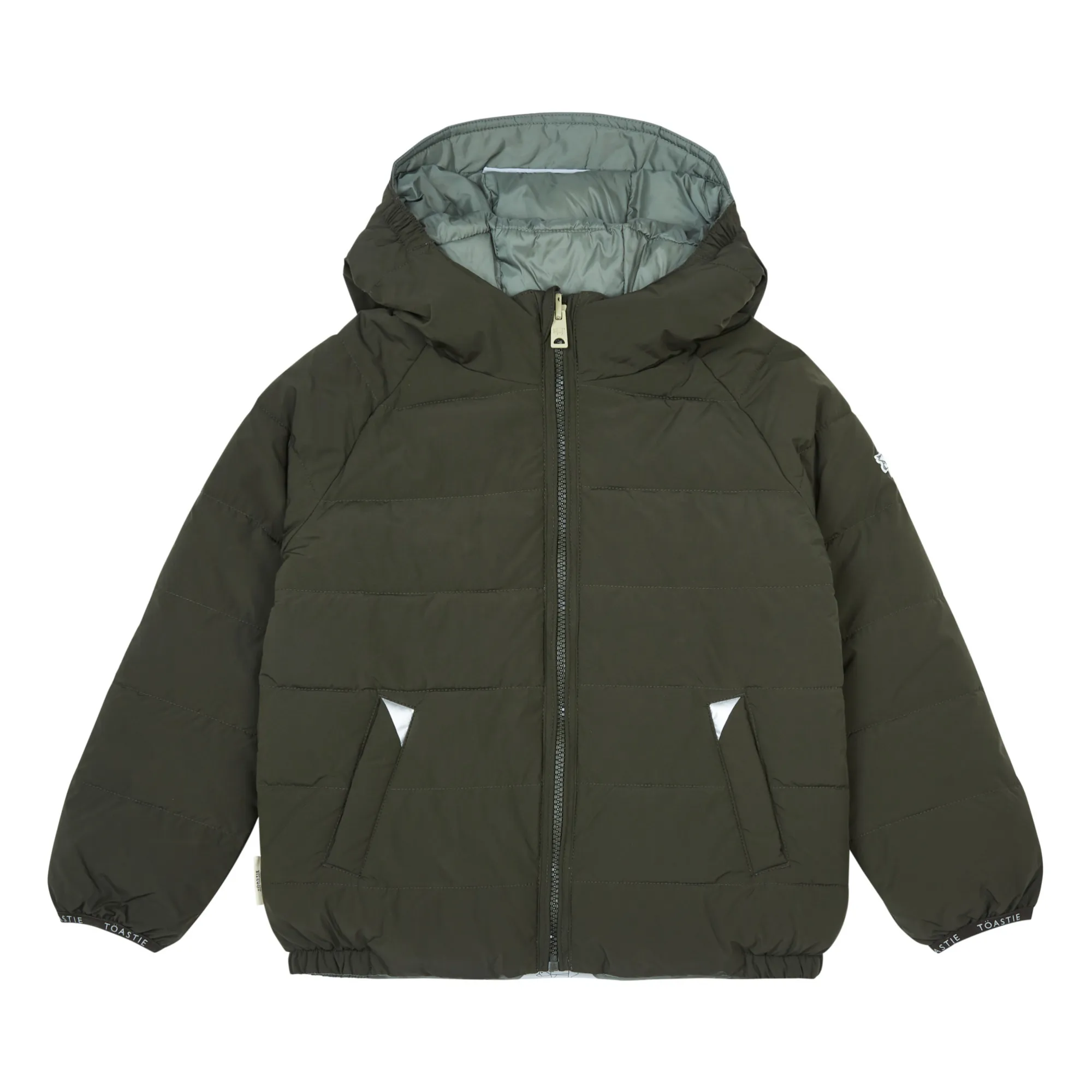 Töastie Khaki Recycled Reversible Down Jacket