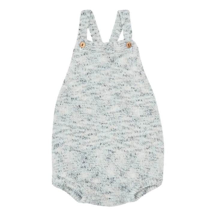 Wool Romper | Heather white- Product image n°0
