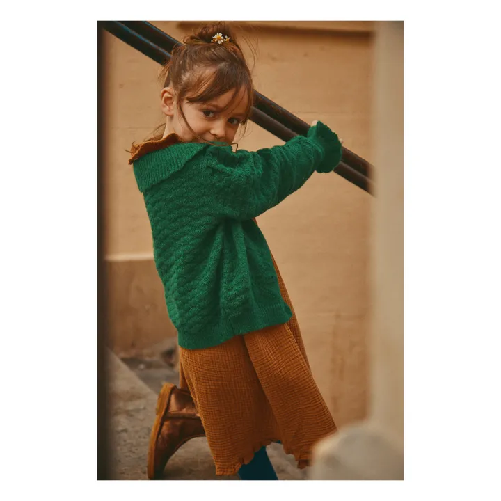 Cardigan | Vert- Image produit n°1