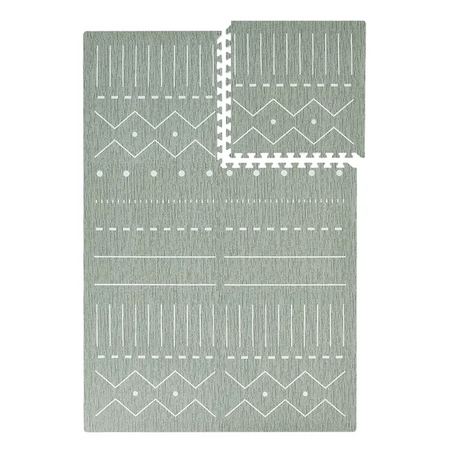 Tapis de jeu modulable Berbère | Vert