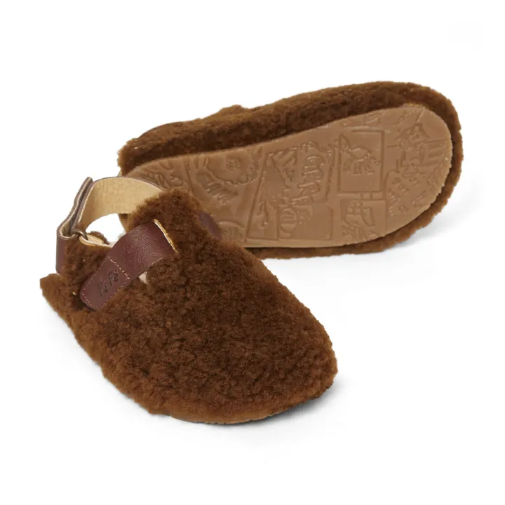 Sabots Shearling | Marron- Image produit n°1