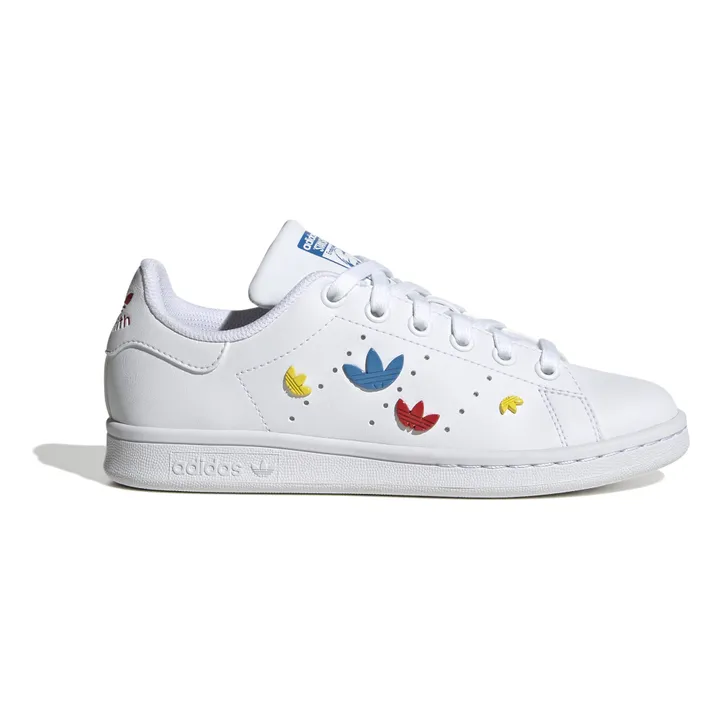 Adidas Baskets Stan Smith Lacets Logo Blanc Smallable