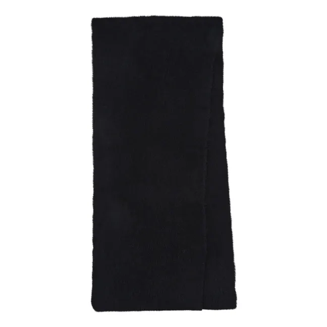East Alpaca Wool Scarf | Black