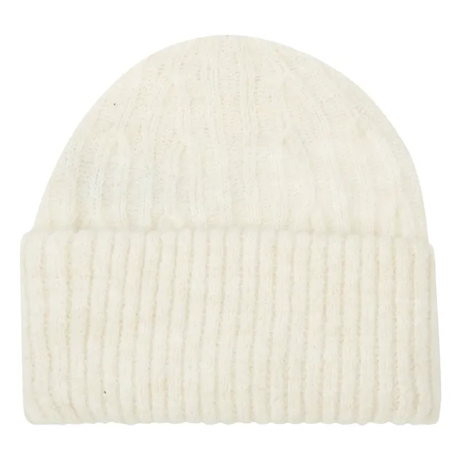 East Alpaca Wool Beanie | Ecru