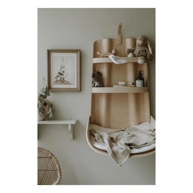 Cambiador mural Natural