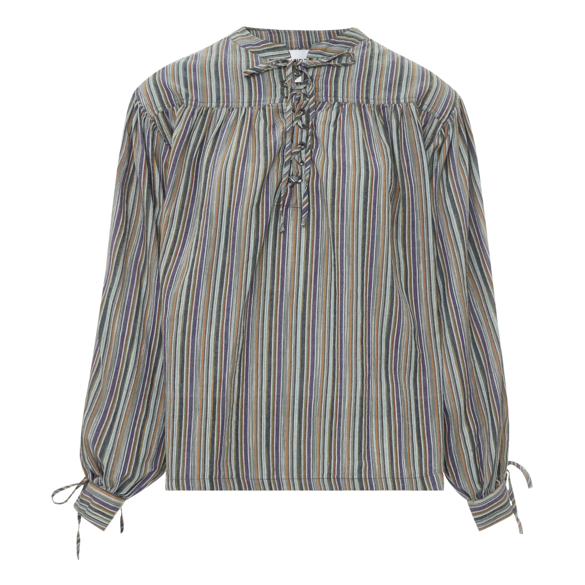 Laurence Bras Blue Louise Striped Blouse