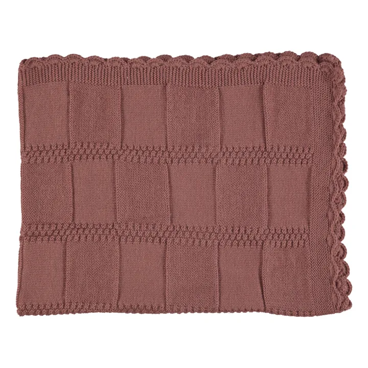Manta de lana merina | Terracotta- Imagen del producto n°0
