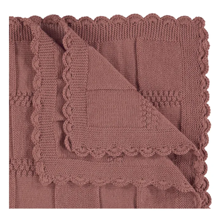 Manta de lana merina | Terracotta- Imagen del producto n°1