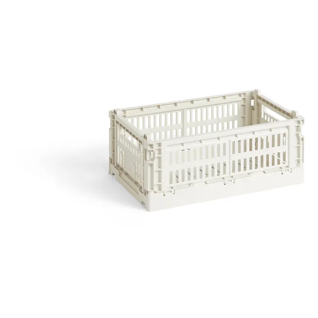 100% Recycled Collapsible Crate | Off-White