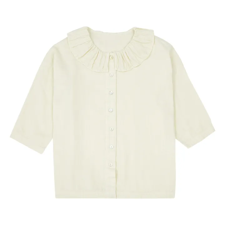 Aronie Cotton Muslin Blouse | Cream- Product image n°0
