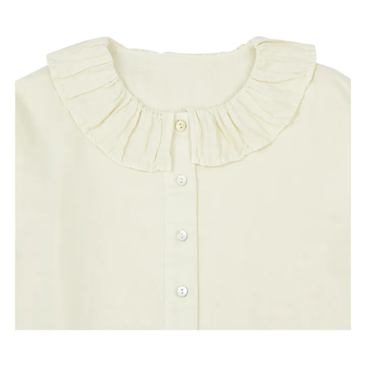 Aronie Cotton Muslin Blouse | Cream- Product image n°4