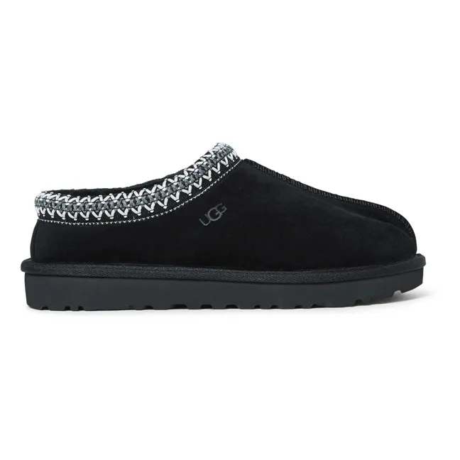 Tasman Lined Slippers | Black