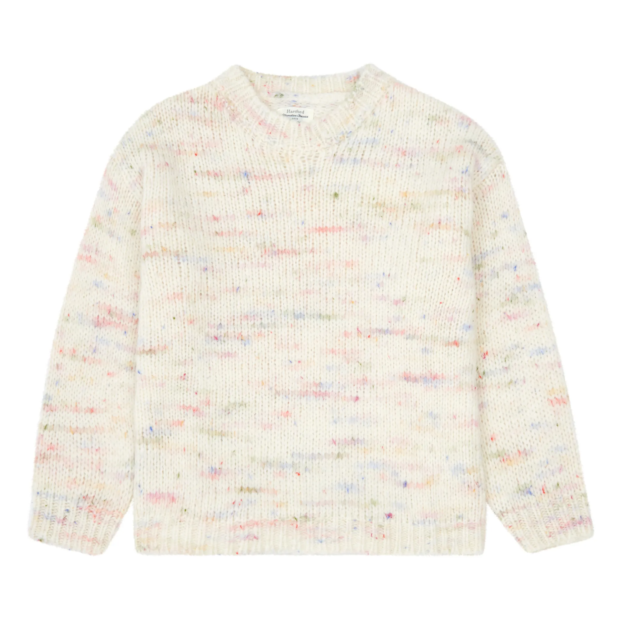 Hartford White Marcela Alpaca Wool Sweater