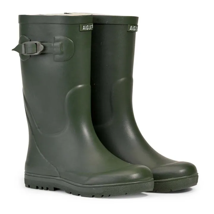 Stivali da pioggia, modello: Woody Pop | Verde militare- Immagine del prodotto n°1
