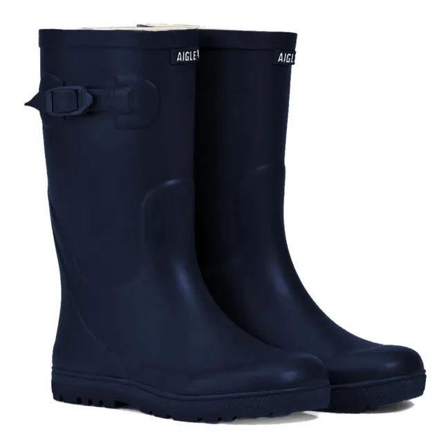 Woody-Pop Rain Boots | Navy blue