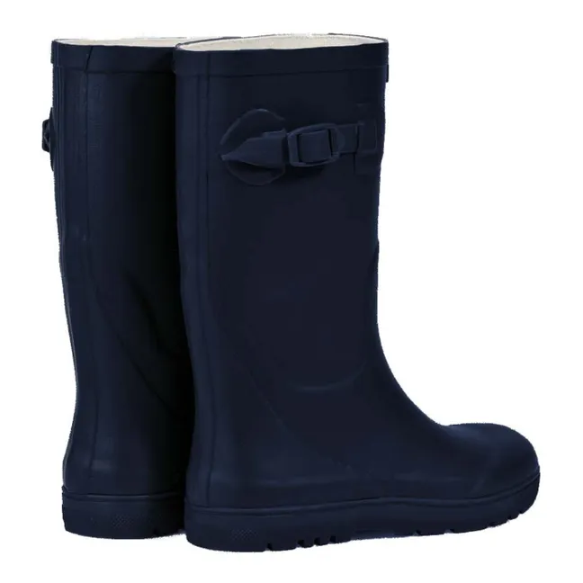 Woody-Pop Rain Boots | Navy blue