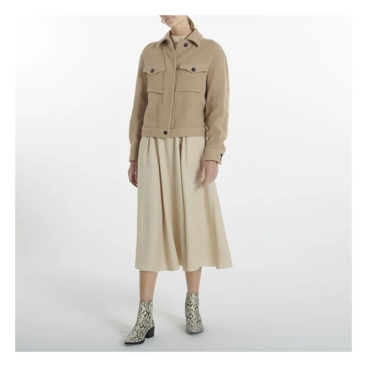Blouson Laine | Beige- Image produit n°2