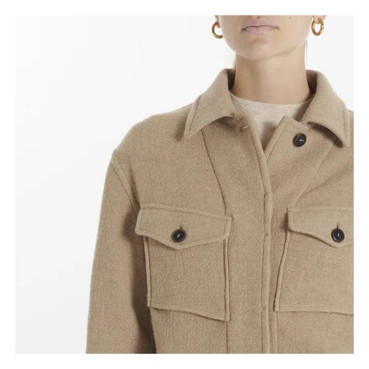 Blouson Laine | Beige- Image produit n°4