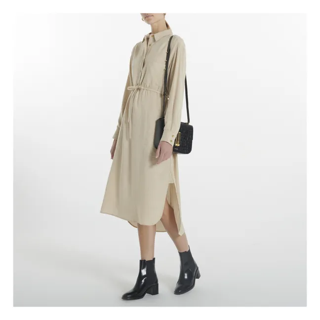 Camicia Etamine Laine | Ecru