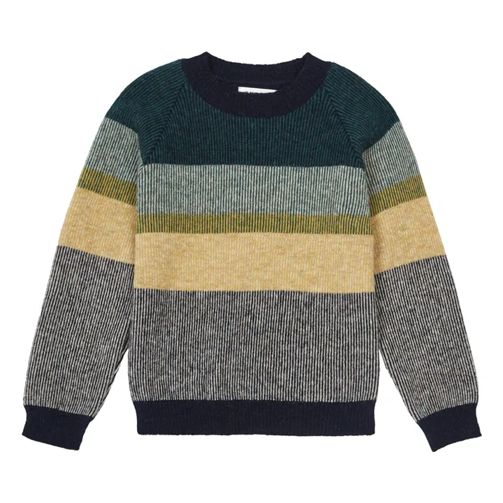 Maglione Gaston in alpaca e lana merino | Verde- Immagine del prodotto n°0